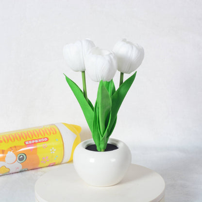 Floroux LED Night Table Lamp | Creative Flower Design | Tulip & Peony | Ambient Light