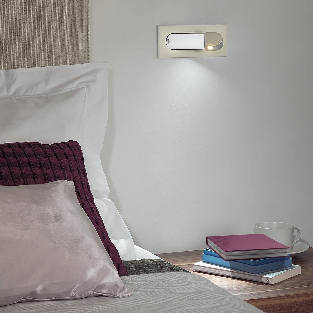 Lampe de lecture de chevet LED Floroux