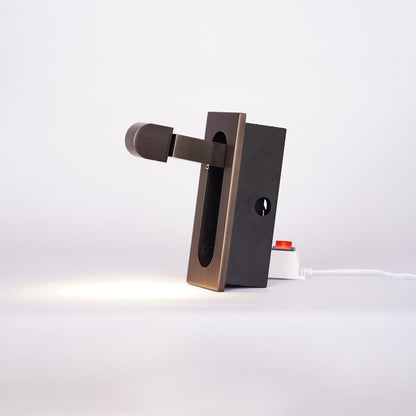 Floroux - Lampe de nuit LED élégante avec tête de lecture flexible