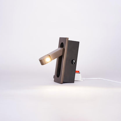 Floroux - Lampe de nuit LED élégante avec tête de lecture flexible