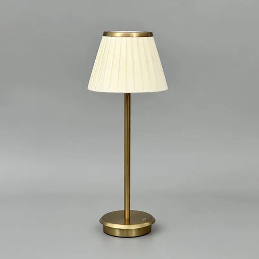 Floroux - Lampe de table sans fil en cuivre