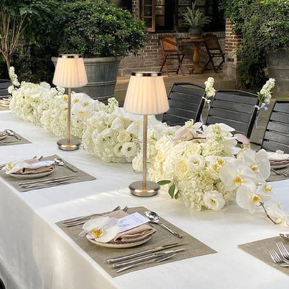 Floroux - Lampe de table sans fil en cuivre