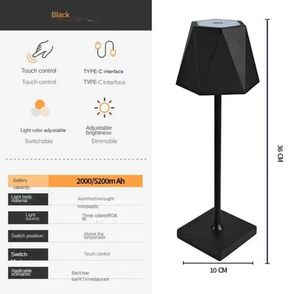 Floroux - Lampe de bureau sans fil