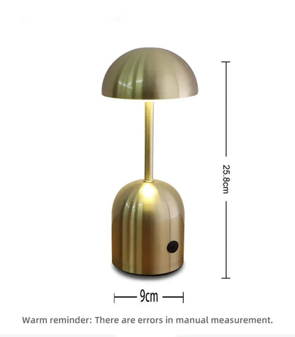 Lampe de Table en Métal Dimable | Éclairage Ambiance et Fonctionnel