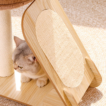 Arbre à chat durable pour grimper avec poteau à griffer en sisal