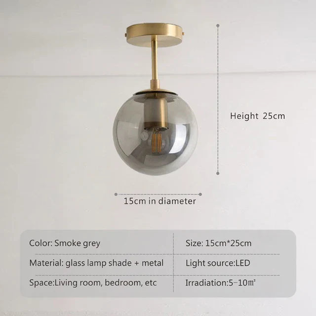 Floroux - Éclairage en verre
