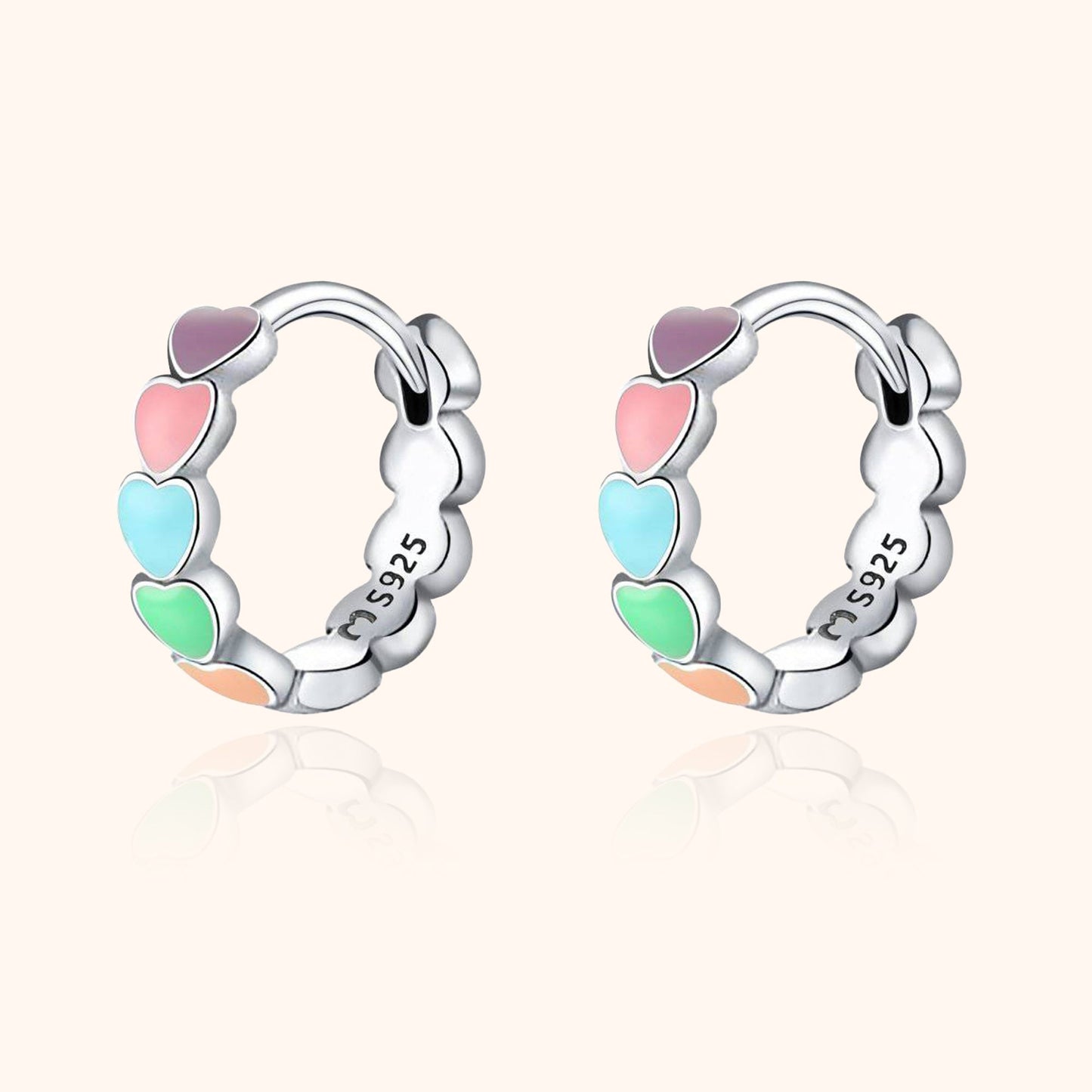 Boucles d'oreilles Célestina's Enchanting Rainbow Love