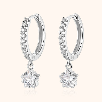 Boucles d'oreilles étoile pendantes élégantes - Lyra