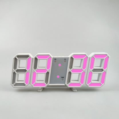 Horloge murale numérique LED avec des fonctions modernes