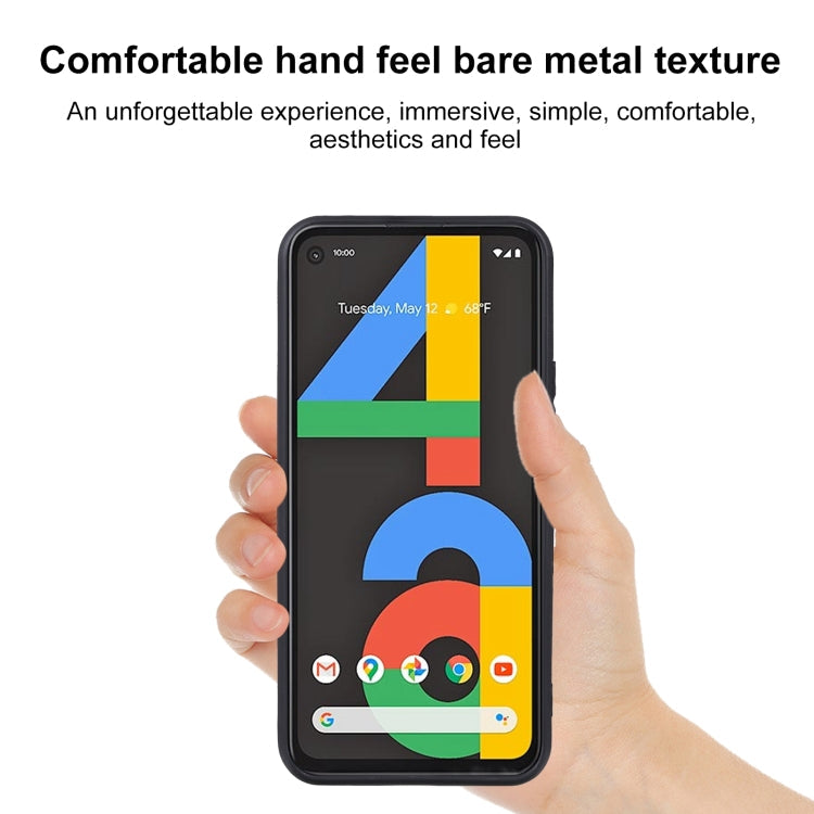 Pour Google Pixel 4a 4G Coque de téléphone TPU (Noir)