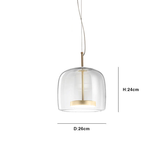 Floroux Hôtel Lampe Suspendue en Verre | Design Moderne | Lumière LED Dimmable