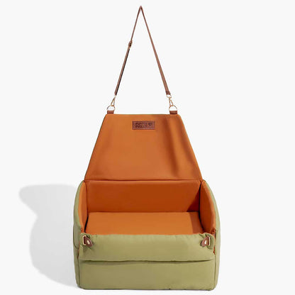 Élévé Faux Cuir Deluxe Siège Auto Chien Booster Lit - Urban Voyager