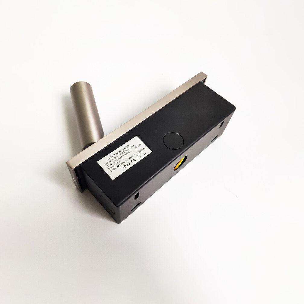 Floroux Applique de chevet intégrée | Éclairage LED | Design gain de place | Moderne & Fonctionnel