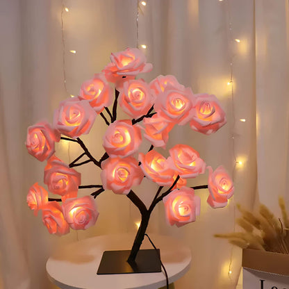 Lampe de table au design d'arbre enchanteur