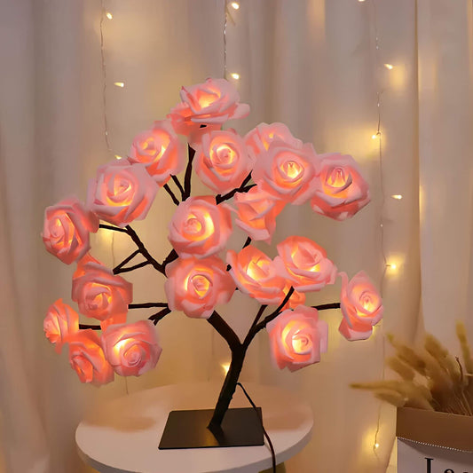 Lampe de table au design d'arbre enchanteur