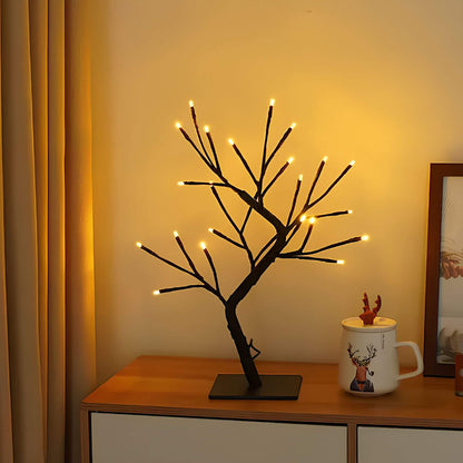Lampe de table au design d'arbre enchanteur