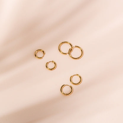 Celeste Hoop Earrings – Boucles d'oreilles élégantes intemporelles