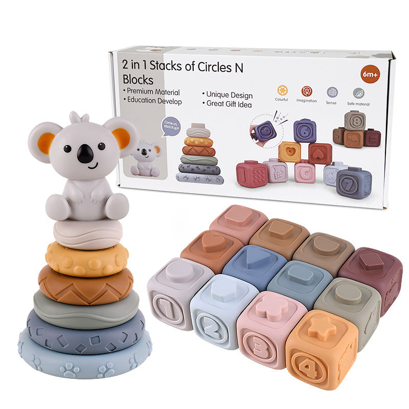 CubbyStack - Jouet Éducatif pour Bébés et Tout-Petits