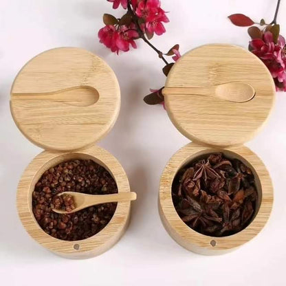 Boîte d'épices au sucre de bambou