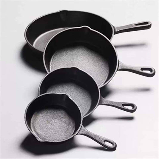 4 pièces de poêle en fonte