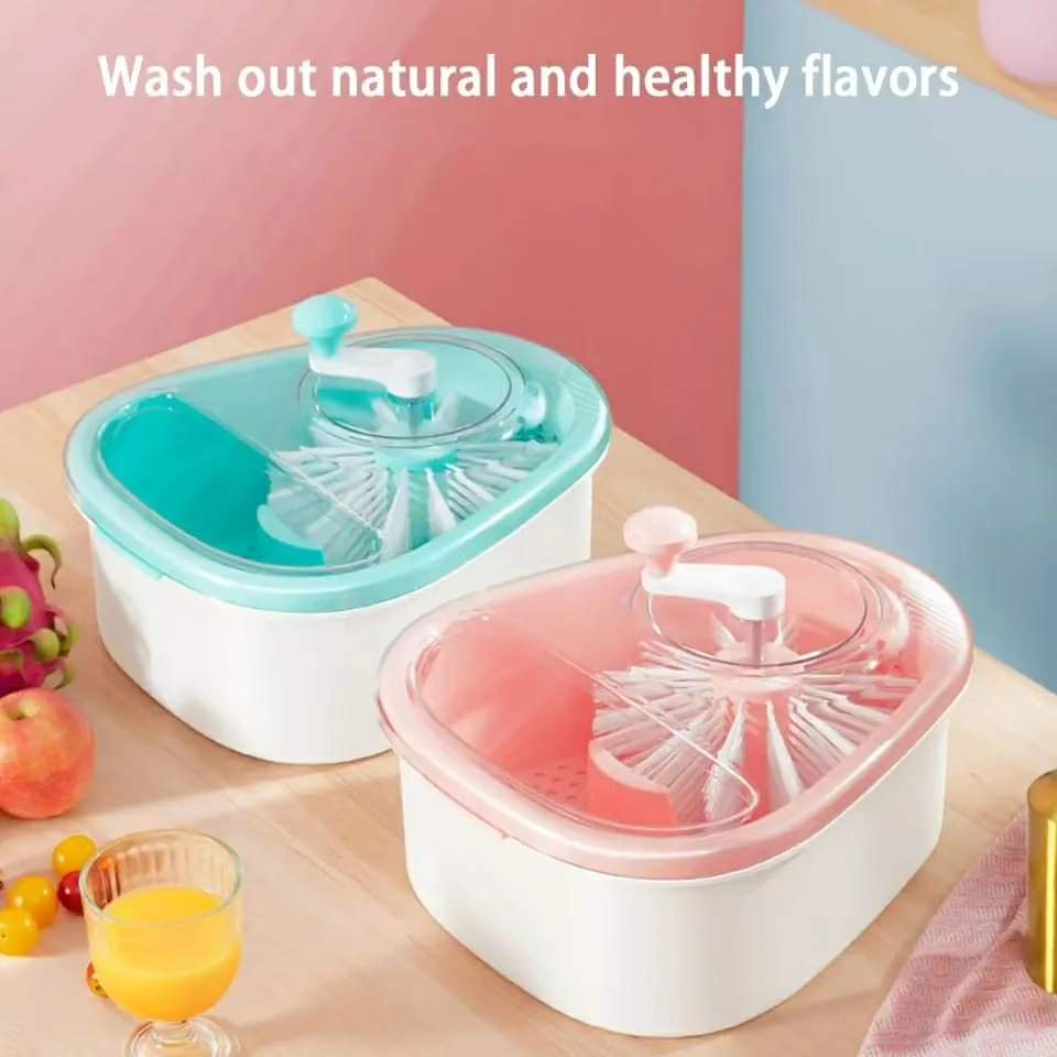 Brosse nettoyante pour fruits, seau et kit de drainage