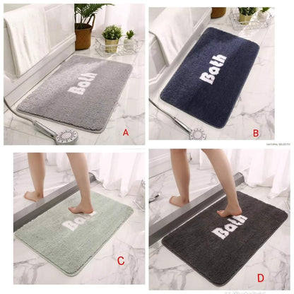 Tapis absorbant antidérapant duveteux