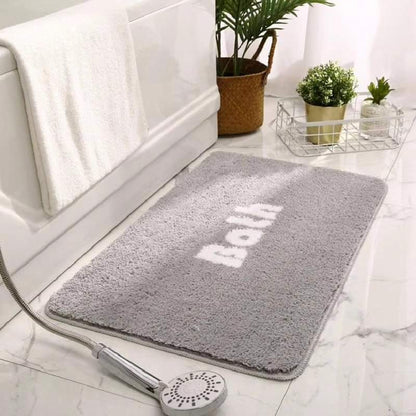 Tapis absorbant antidérapant duveteux