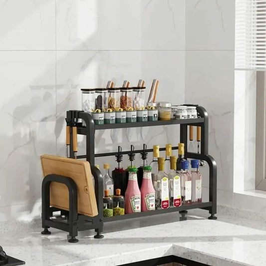râtelier à épices multifonctionnel à 2 niveaux