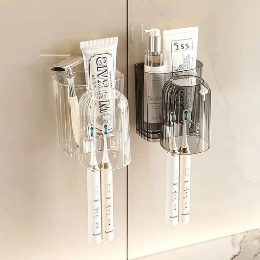 Support de brosse à dents avec distributeur de dentifrice