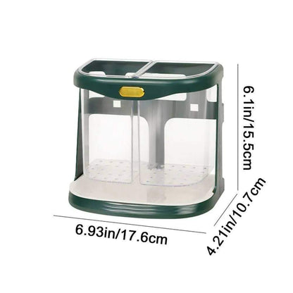 Organisateur de Couverts de Cuisine avec Trou de Drainage