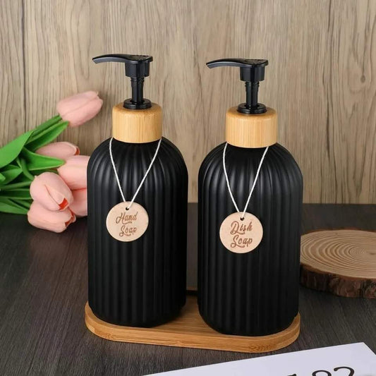 ensemble de 2 pièces de distributeur de main et de savon