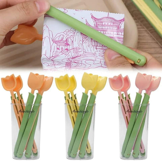 5pcs Clips de rangement alimentaire magnétiques pour réfrigérateur