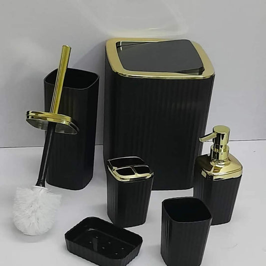 6 dans l'ensemble d'accessoires de salle de bain