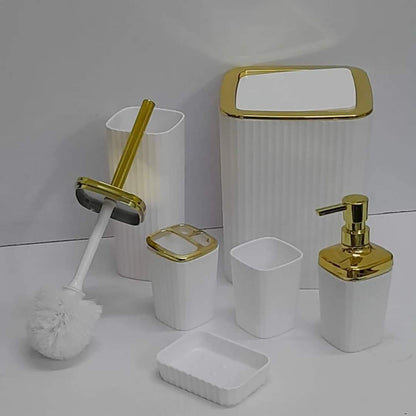 6 dans l'ensemble d'accessoires de salle de bain