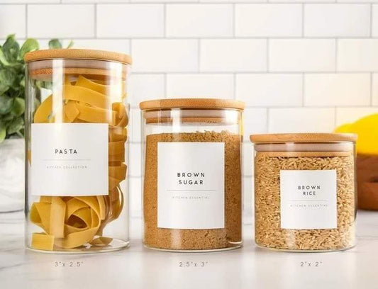3L  Contenants de stockage en verre