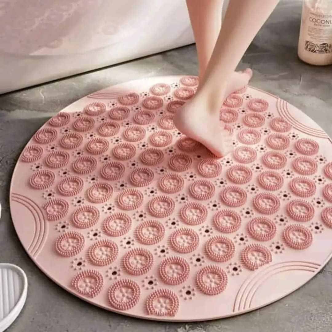 Tapis de bain ronds antidérapants