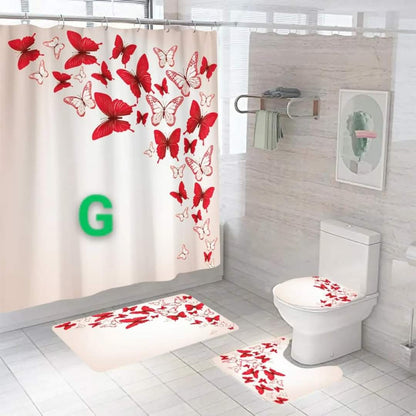 4 Pcs Ensemble de salle de bain
