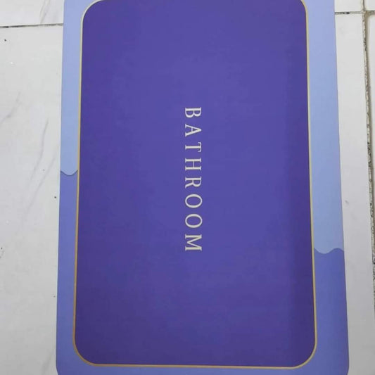 Tapis de bain en caoutchouc antidérapant