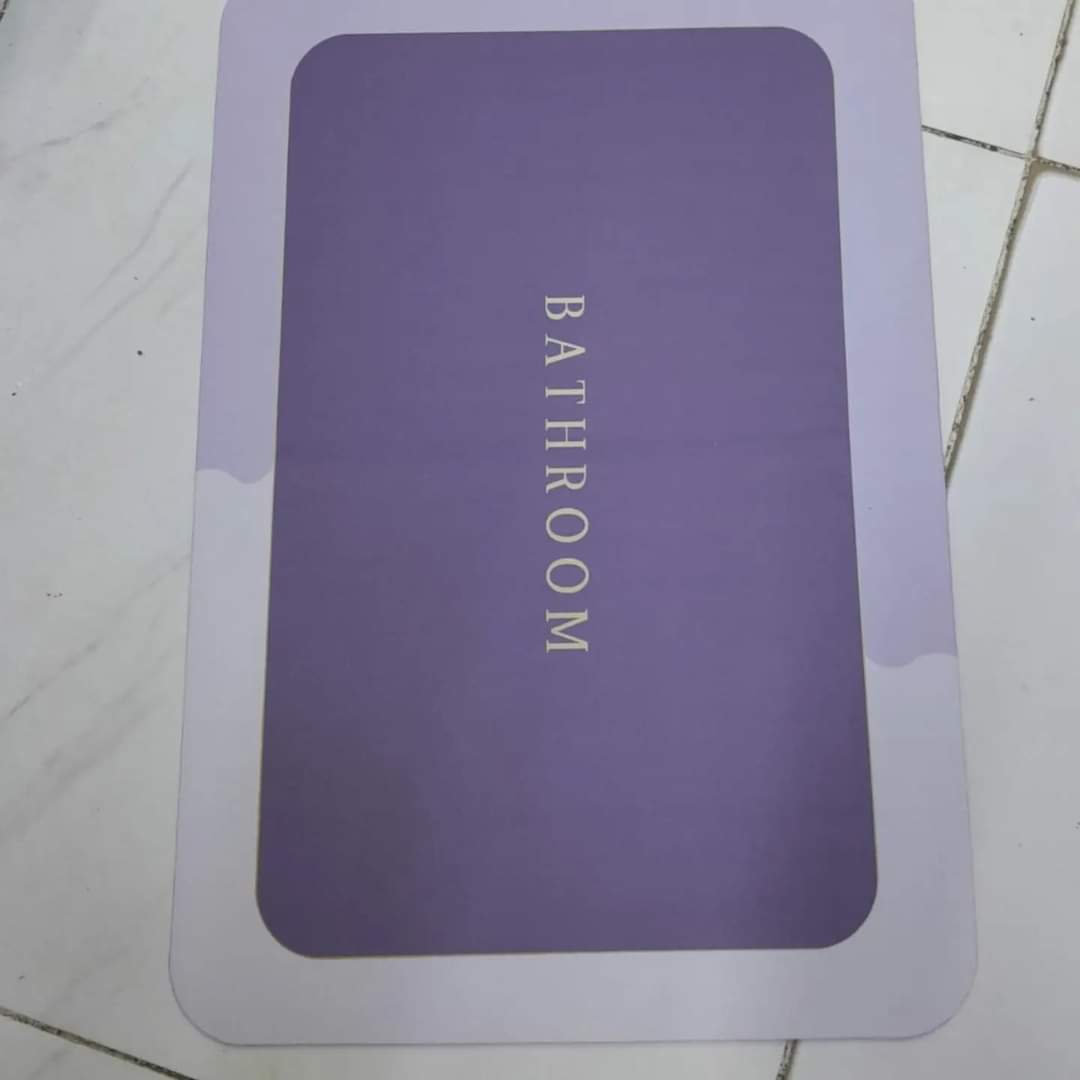 Tapis de bain en caoutchouc antidérapant
