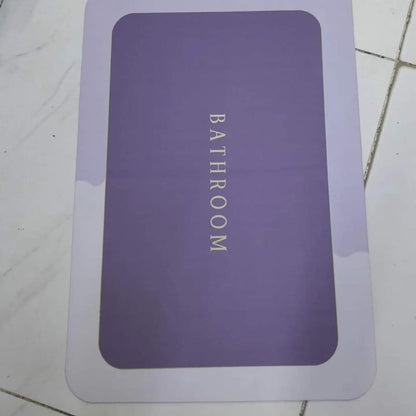 Tapis de bain en caoutchouc antidérapant