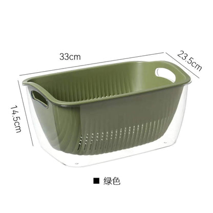 Panier de drainage à double couche