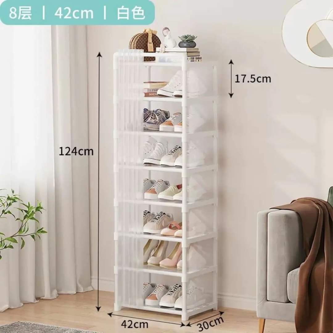 organisateur de rangement à chaussures à 8 couches