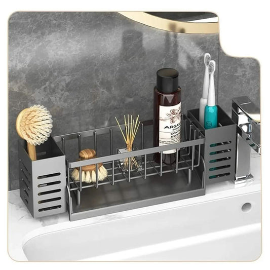 Étagère pour évier auto-drainante