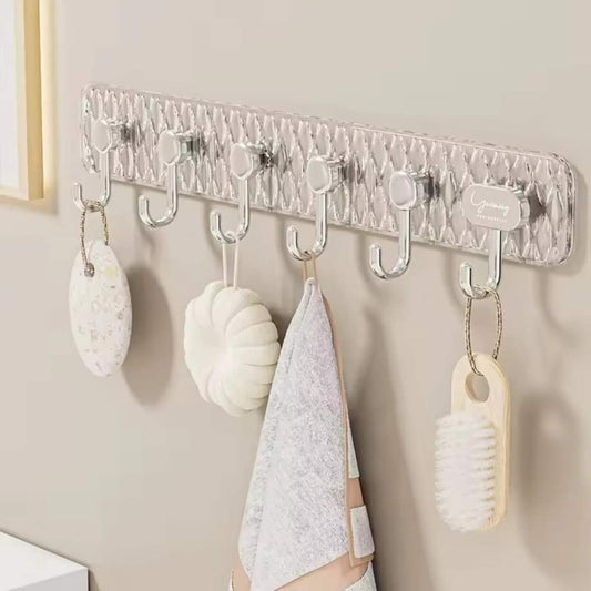 6 Rangées Crochets Auto-adhésifs