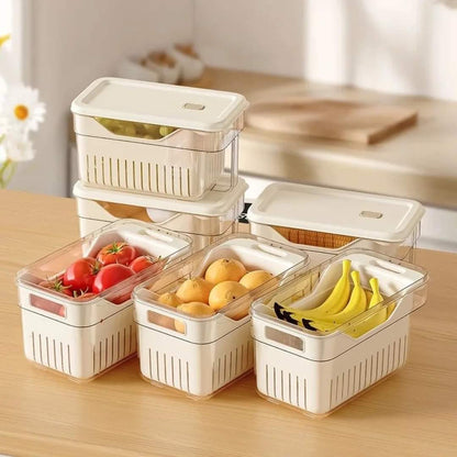 Boîte de rangement en acrylique / organisateurs de réfrigérateur