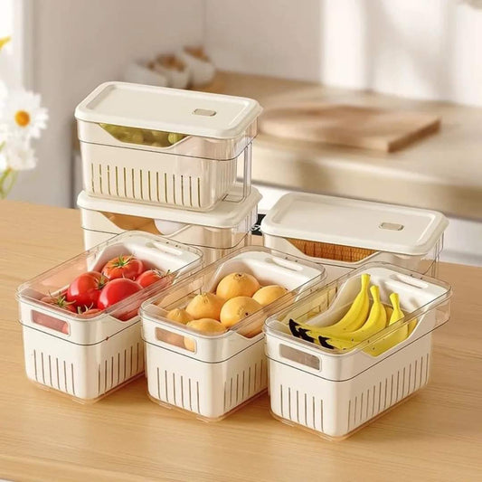 Boîte de rangement en acrylique / organisateurs de réfrigérateur