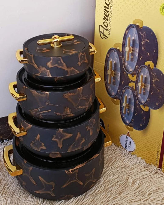 Set de 4 pots chauds