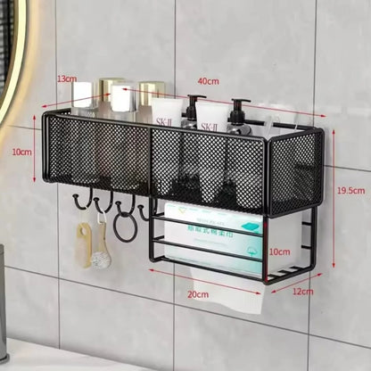 Étagère de salle de bain en maille
