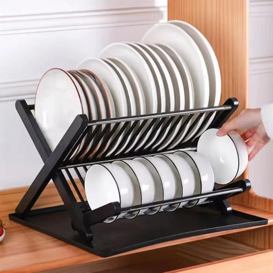 Égouttoir à vaisselle pliable