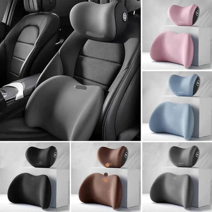 Coussin de soutien lombaire en mousse à mémoire 2 pièces pour voiture